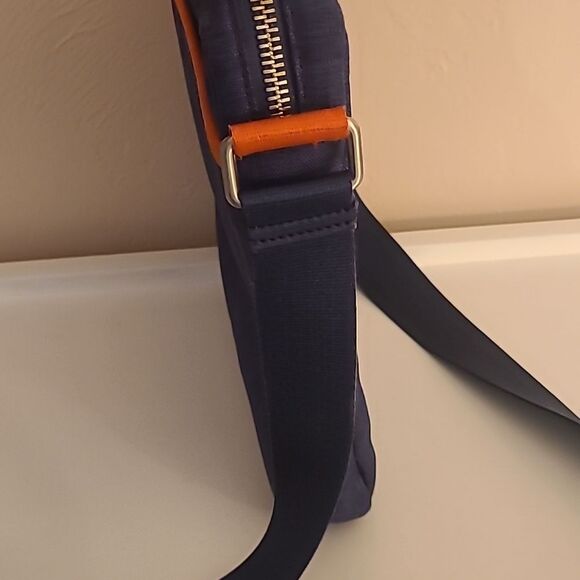 Penguin by Munsingwear Chambray Messenger Bag with Orange Trim - Picture 6 of 13